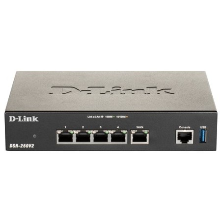 DSR-250V2: D-LINK ROUTER 5 PORTE GIGABIT VPN
