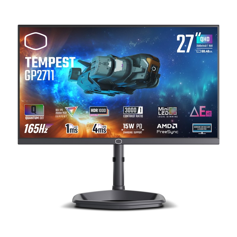 CMI-GP2711-EK: COOLER MASTER MONITOR GAMING 27 LED VA 16:9 QHD 1MS 165HZ CMI-GP2711-EK: COOLER MASTER MONITOR GAMING 27 LED VA 16:9 QHD 1MS 165HZ