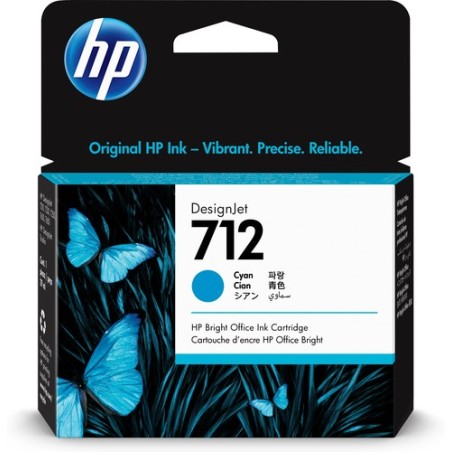 3ED67A: HP CART INK CIANO 712