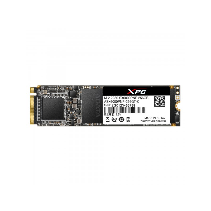 ASX6000PNP-256GT-C: ADATA SSD INTERNO SX6000NP LITE 256GB M.2 PCIE R/W 1800/600