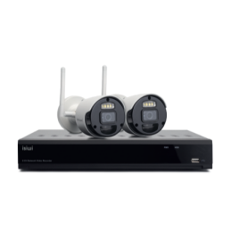 ISW-K1N8BF2MP-2 GEN1: ISIWI KIT WIRELESS CONNECT S2 ISW-K1N8BF2MP-2 GEN1 NVR 8 CANALI + 2 TELECAMERE IP 1080P 2MPX WIRELES