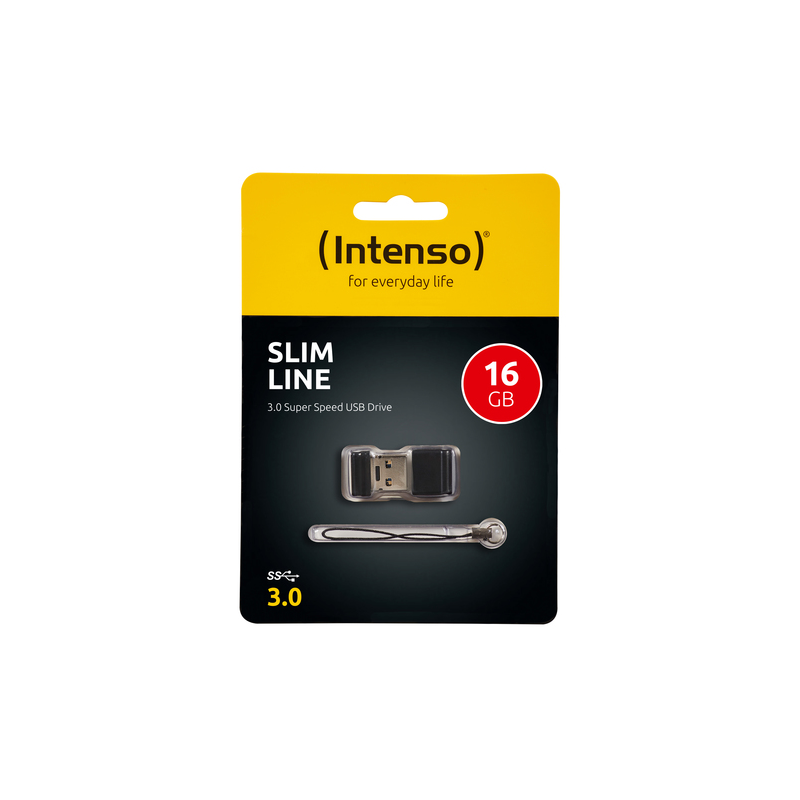 3532470: INTENSO PEN DISK SLIM LINE 16GB USB 3.2 FLASH DRIVE Gen.1x1